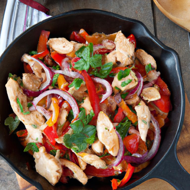 Skillet Chicken Fajitas The Recipe Depot